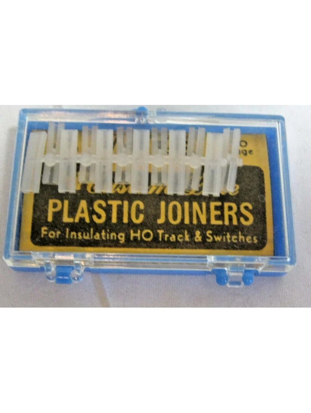 VINTAGE set of 5 ATLAS HO SCALE CUSTOM LINE PLASTIC JOINERS 12 PCS - NEW